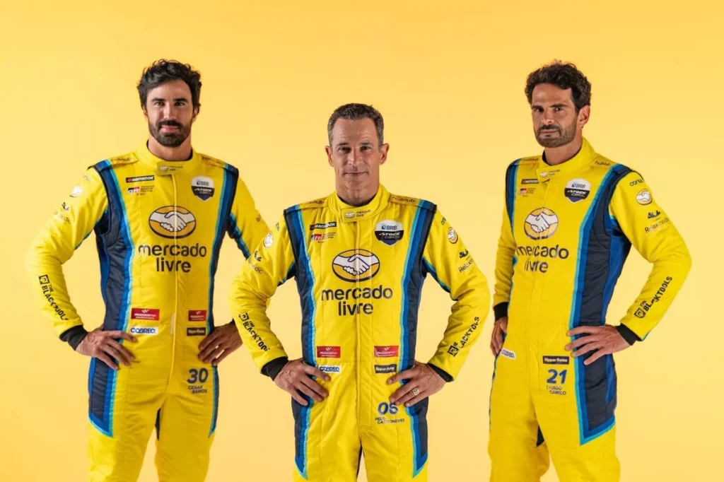 Stock Car: Mercado Livre anuncia equipe com Castroneves, Camilo e Cesar Ramos