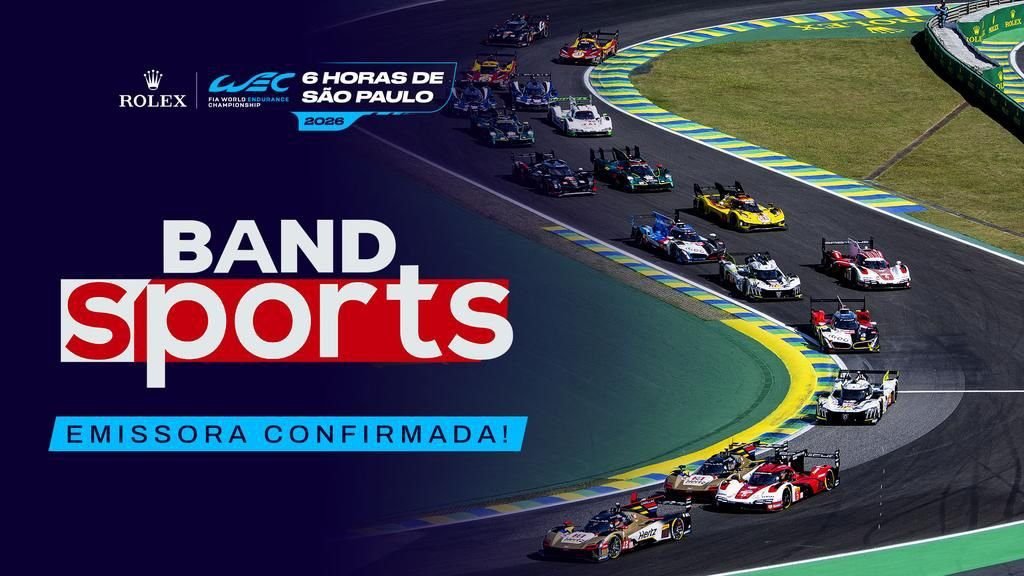 Endurance: Band renova direitos do FIA WEC no Brasil e amplia cobertura da temporada 2026
