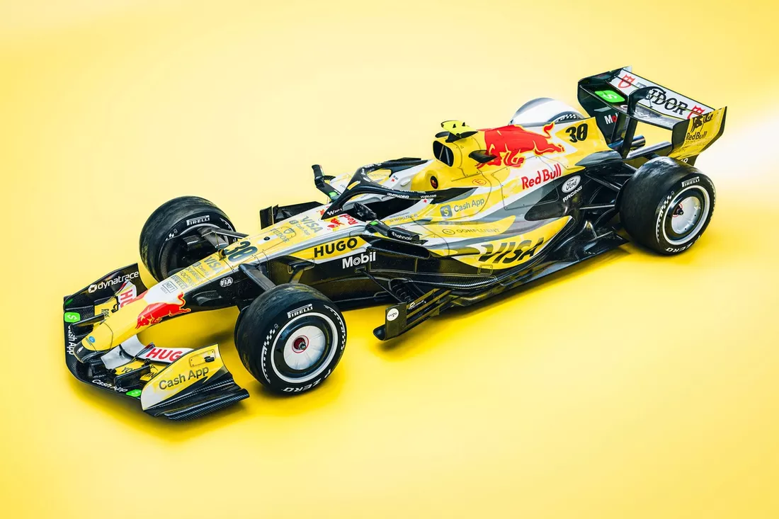 F1: Racing Bulls lança carro amarelo em Miami