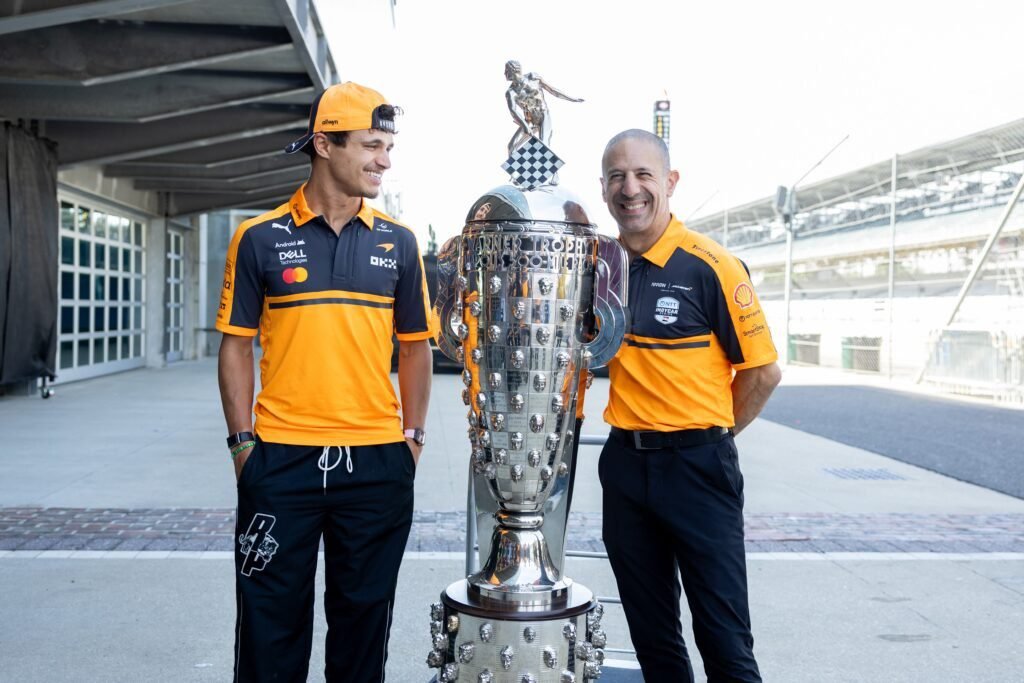 Indy: Norris visita Indianápolis e mira Tríplice Coroa