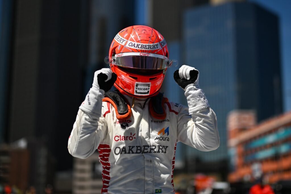Indy: Enzo Fittipaldi vence em Detroit e lidera a Indy NXT