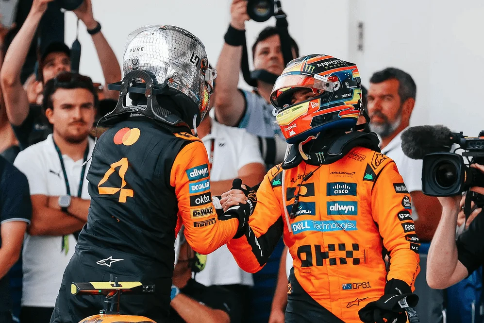 F1: Norris credita evolução à rivalidade com Piastri